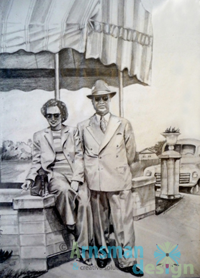 Pencil Drawing Illustration by Connie Arnsman